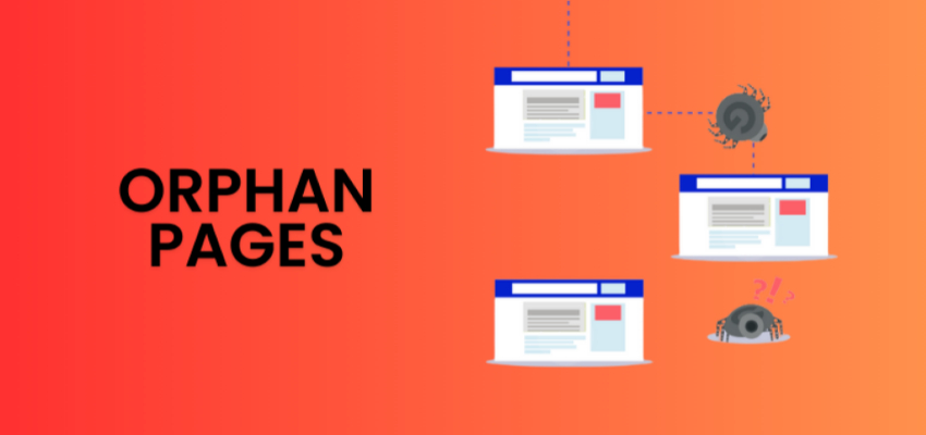 Illustration showing orphan pages and their lack of internal links