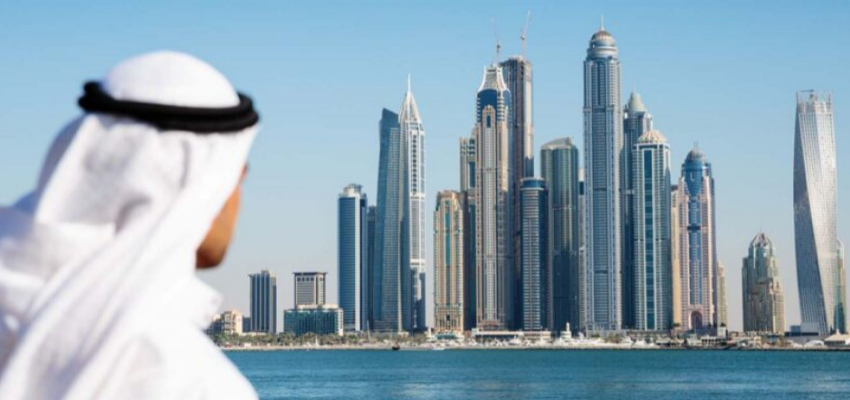 View of Dubai skyline, symbolizing business growth and SEO services in Dubai